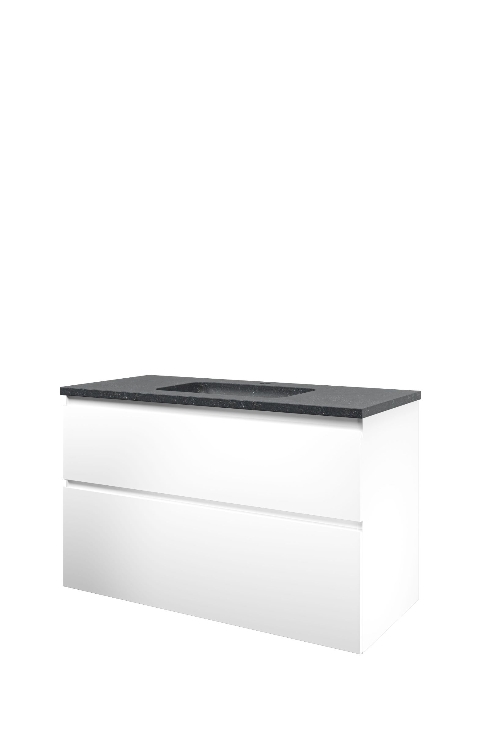 Proline set hardsteen Elegant wast. met 1 krgt. en onderk. a-sym. RBSC100M1MW Mat wit/Blue stone H625xB1000xD460