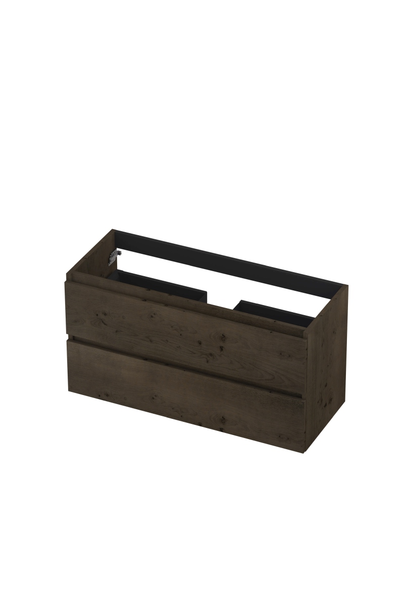 INK Fineer onderkast 2L gr.loos houten keerlijst fineer 1221723 Charcoal H520xB1000xD400