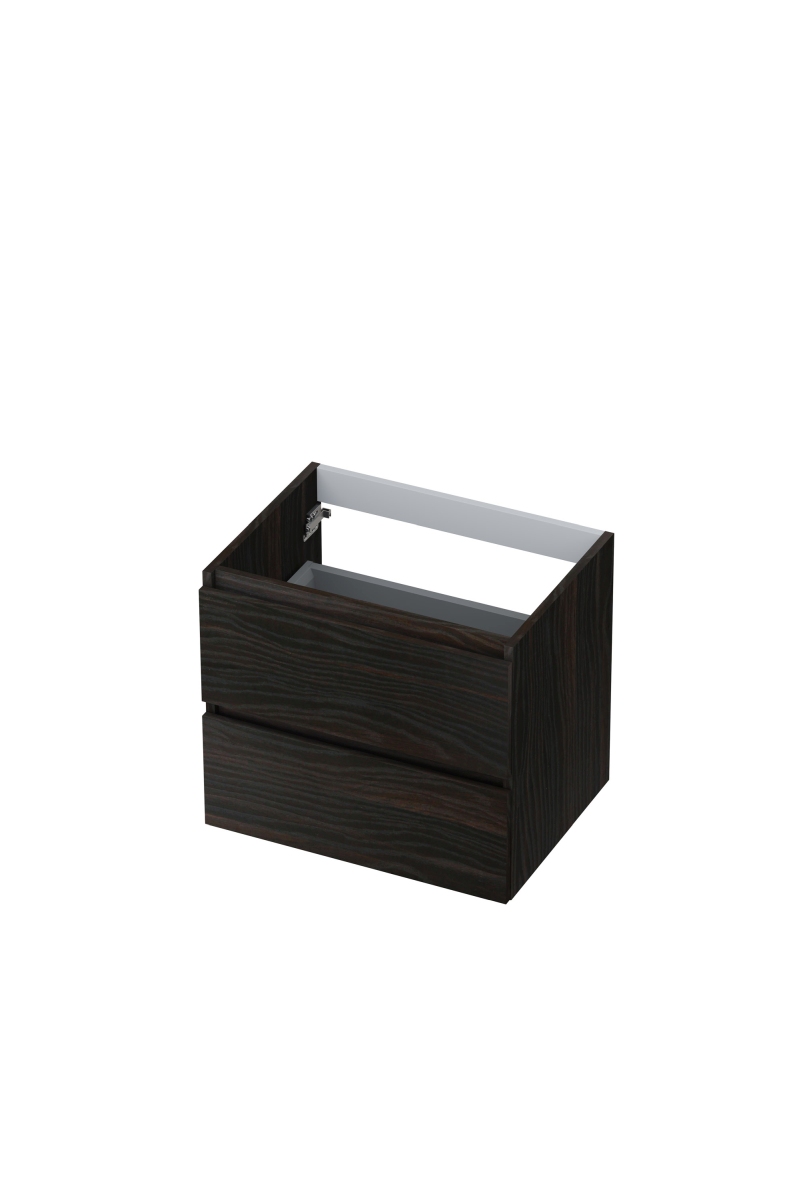 INK onderkast 2 laden gr.loos m. houten keerlijst 1257105 Intens eiken H520xB600xD450