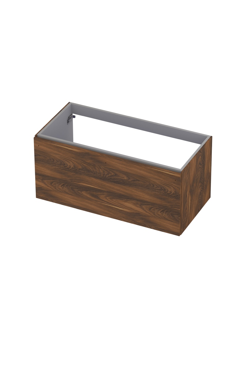 INK UFO onderk. 1 lade softclose met greep hout decor 1258022 Noten H450xB1000xD480