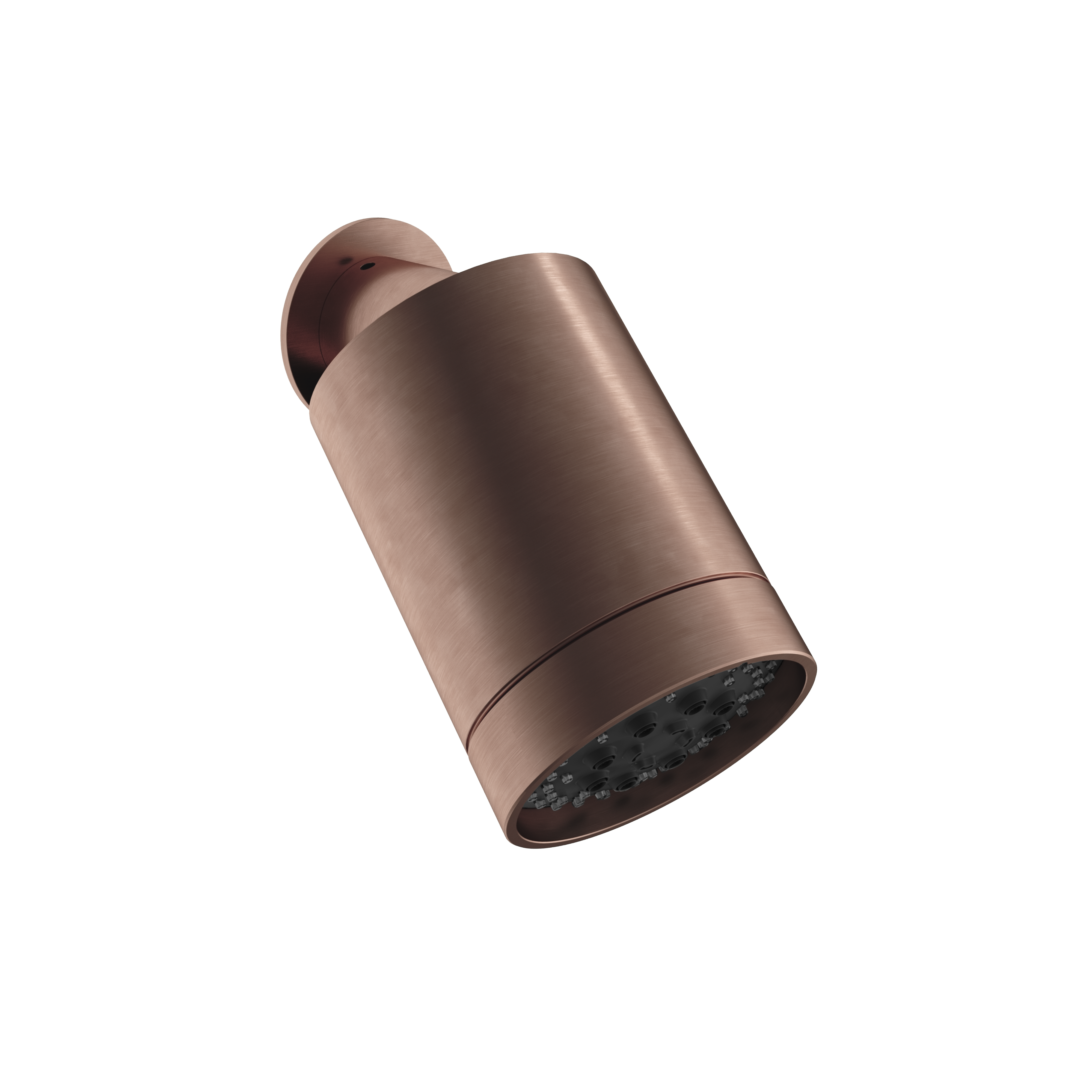 Hotbath Cobber beam 3 standen hoofddouche met muurbevestiging CB470BCP Geborsteld Koper PVD