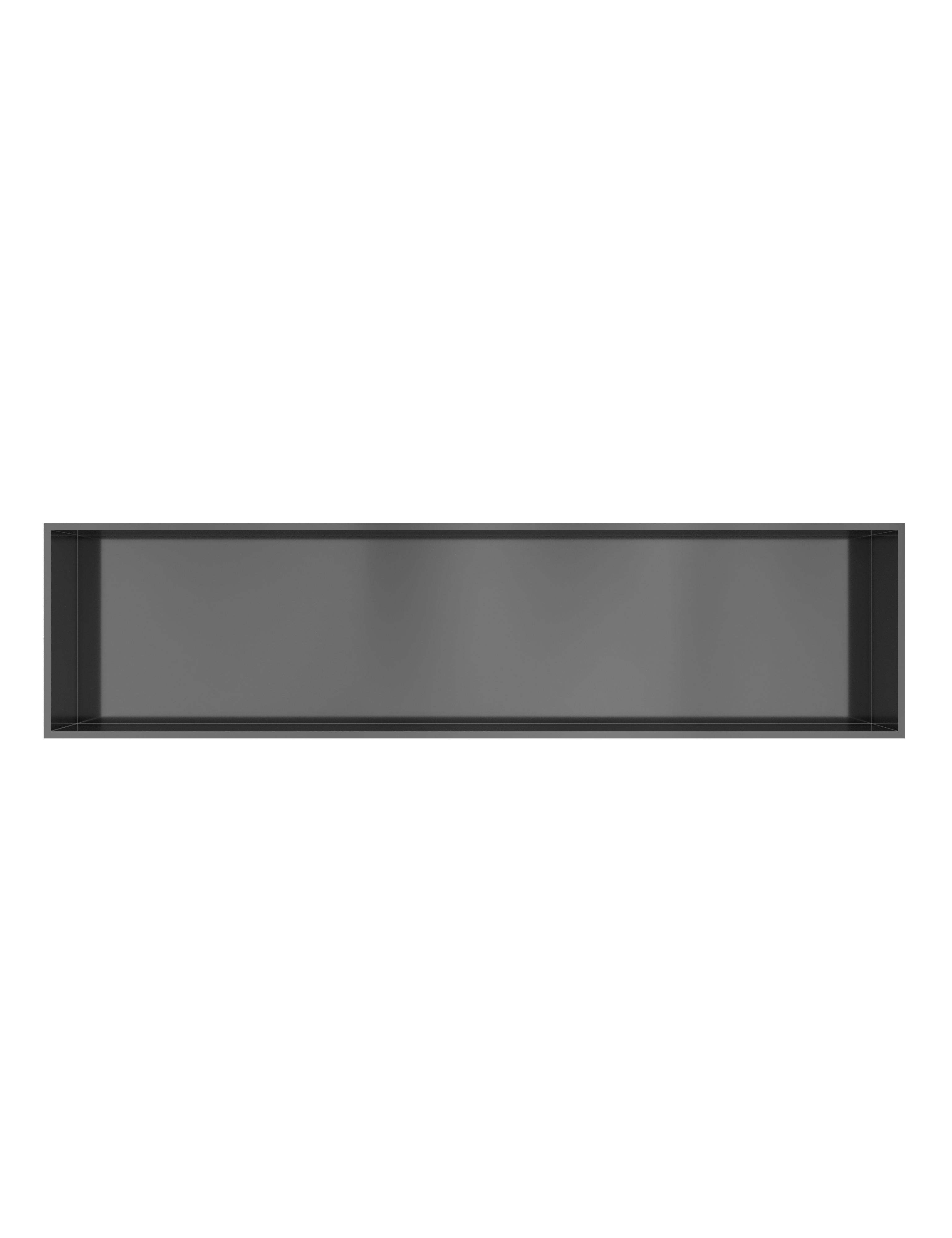 Hotbath More inbouwbox of inbouwnis 30x120x10cm BOX120MBP Geborsteld zwart PVD