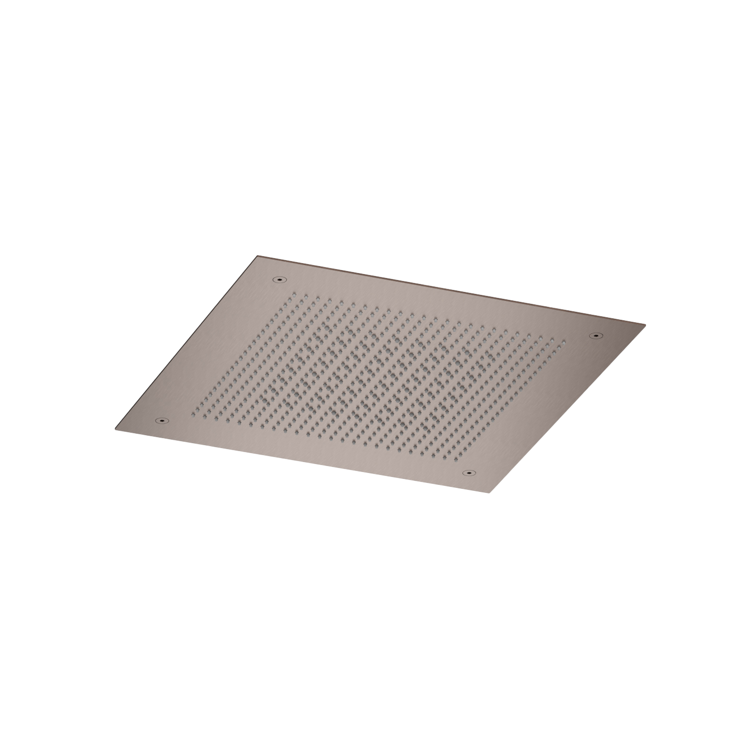 Hotbath Ace inbouw hoofdd. velvet en rnshower 38x38 cm AC148BCP Geborsteld Koper PVD