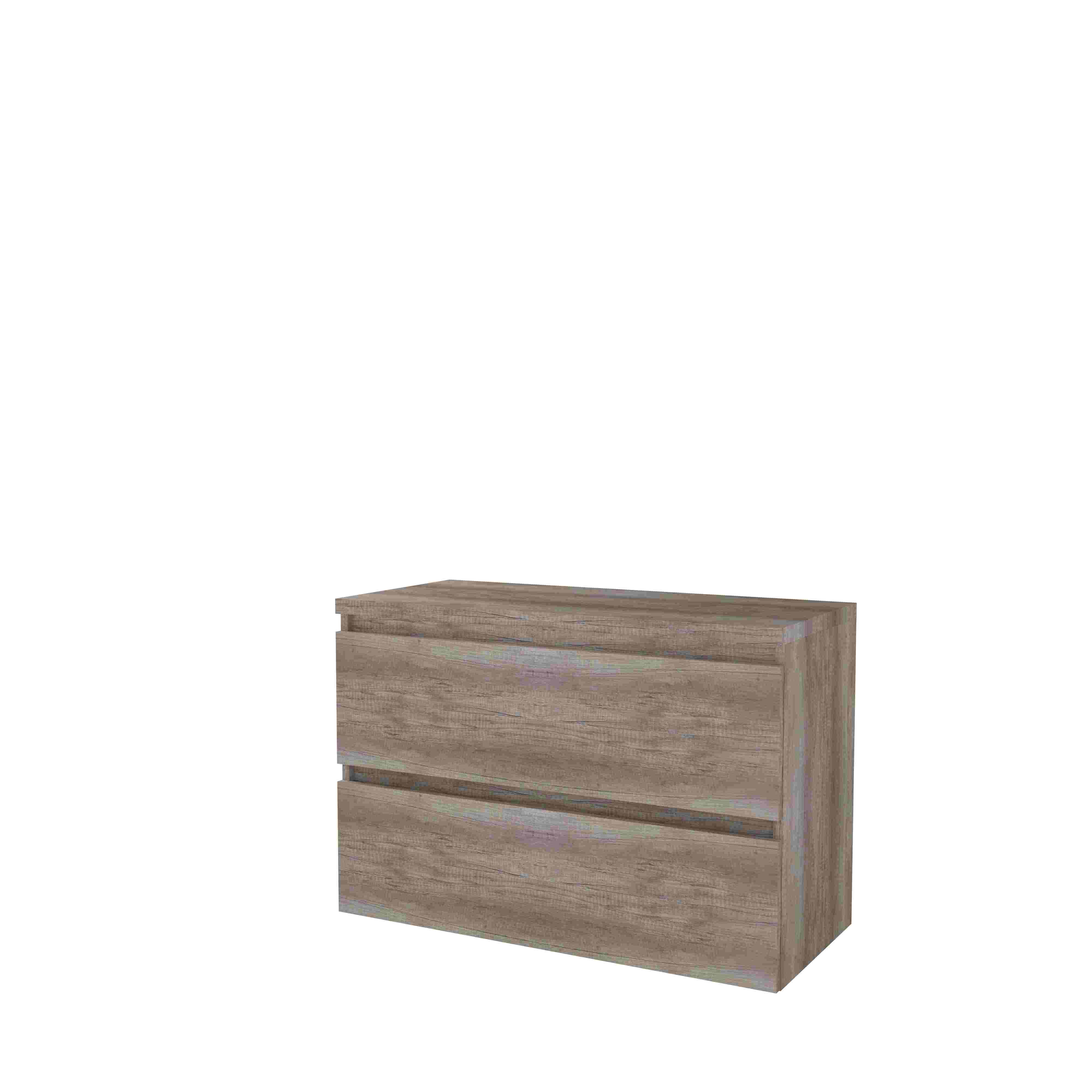 Basic Start 46 onderk. GL incl. 2 la + afdekplaat B1000xD460 Scotch Oak / 1813431