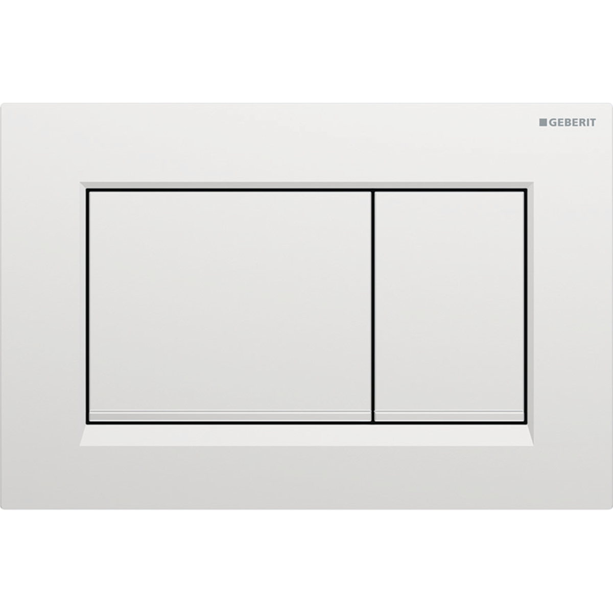 Geberit Sigma20 bedieningsplaat 2- toets square matchroom 115.883.JQ.1