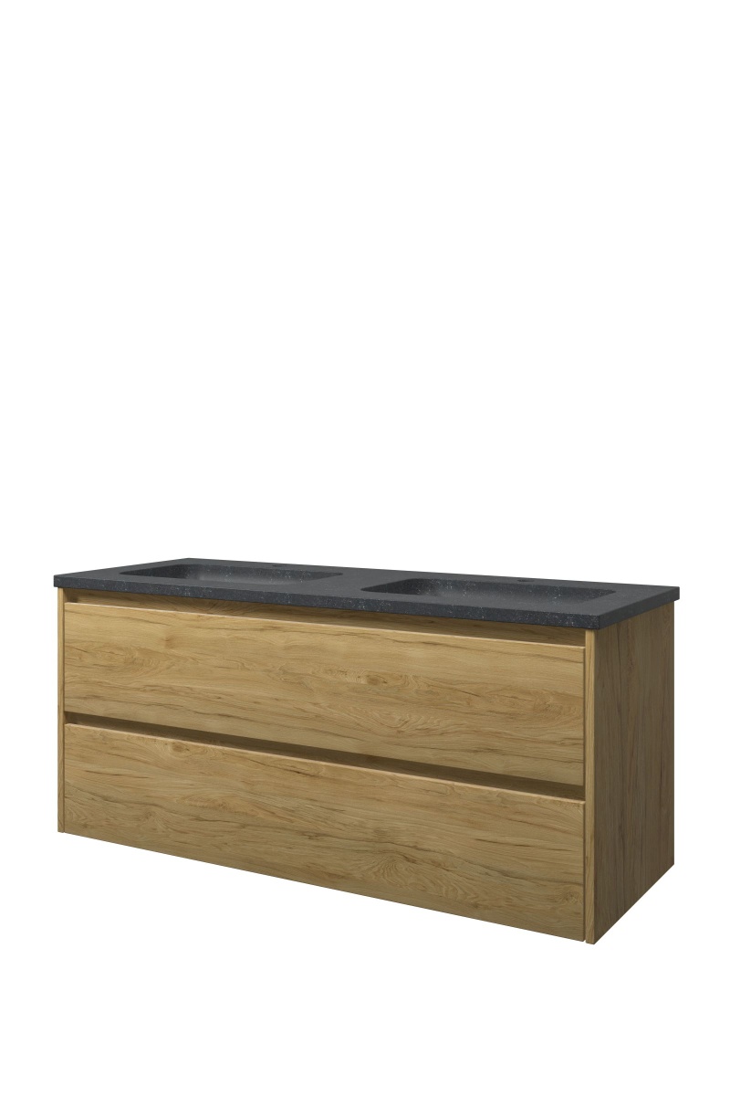 Proline set hardsteen Elegant wast. met 2 krgt. en onderk. sym. 1815772 Ideal oak/Blue stone H545xB1200xD460