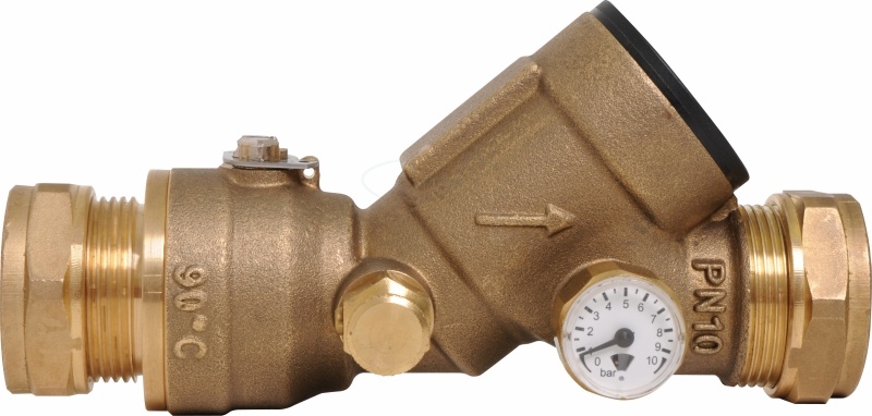 Watts keerklep CC 55.1 Aftap+Controle 28 knel 228025200