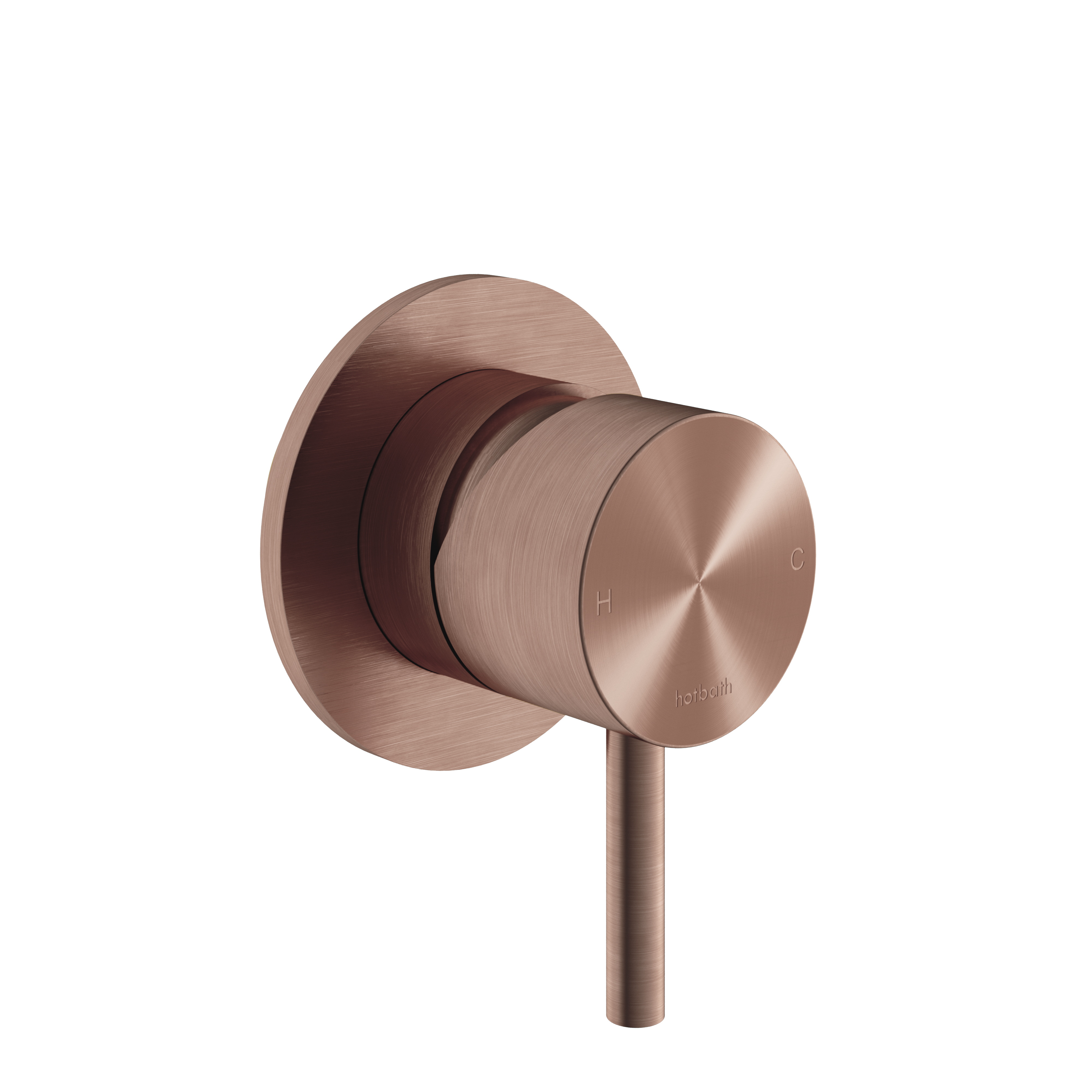 Hotbath Archie inbouw douche mengkraan AR031BCP Geborsteld Koper PVD