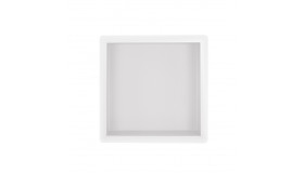 Inbouwnis 30x30x7cm mat wit 33.2170
