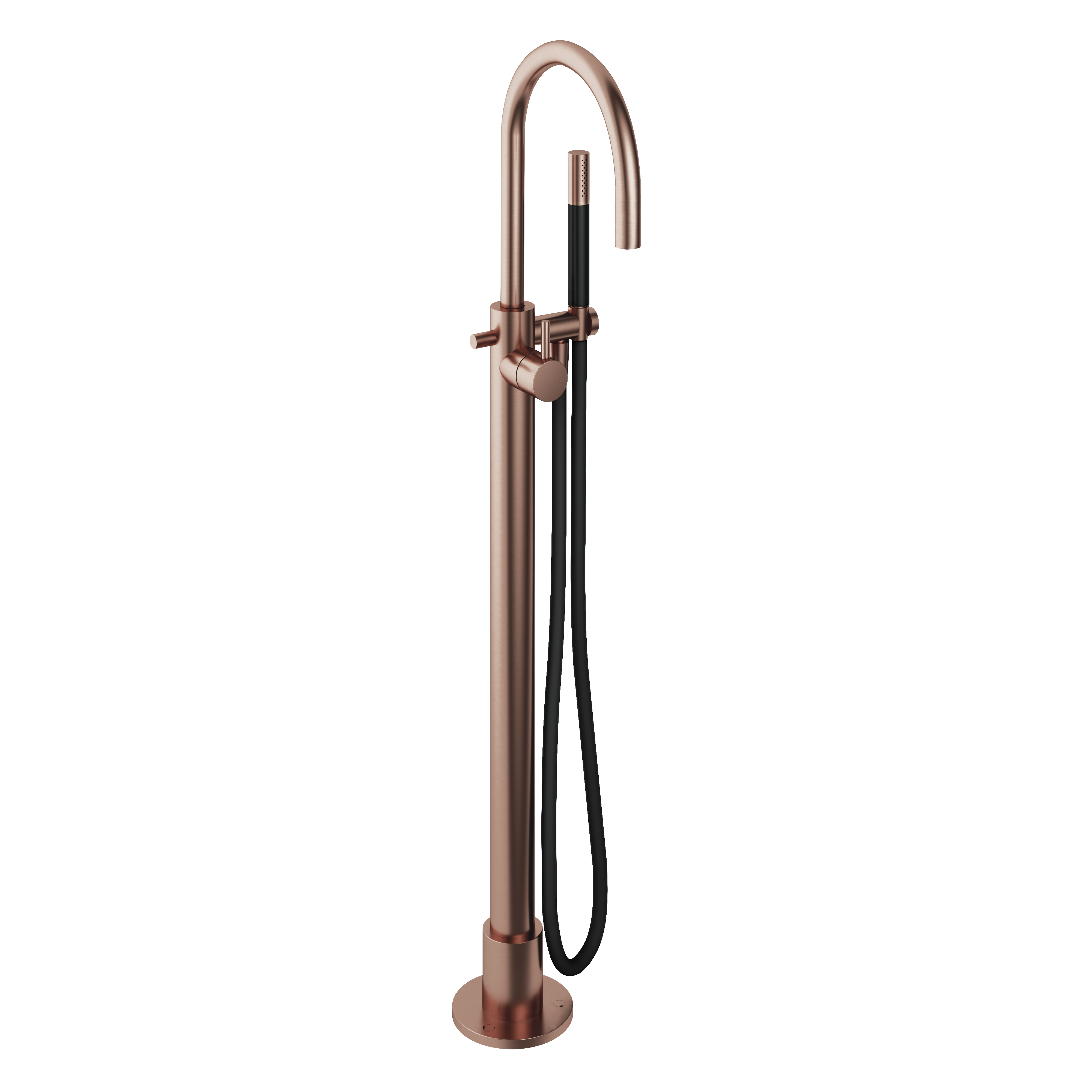 Hotbath Cobber badmengkraan vloermontage CB187EXTBCP Geborsteld koper PVD