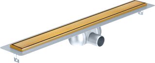 ACO ShowerDrain C colours vloerflens incl. rooster 885 H=65mm Glanzend Goud 9010.91.10-GG