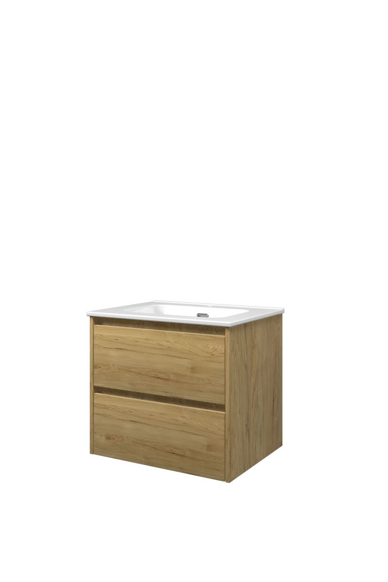 Proline set porselein Elegant wast. met 1 krgt. en onderk. sym. 1815112 Ideal oak/Glans wit H540xB600xD460