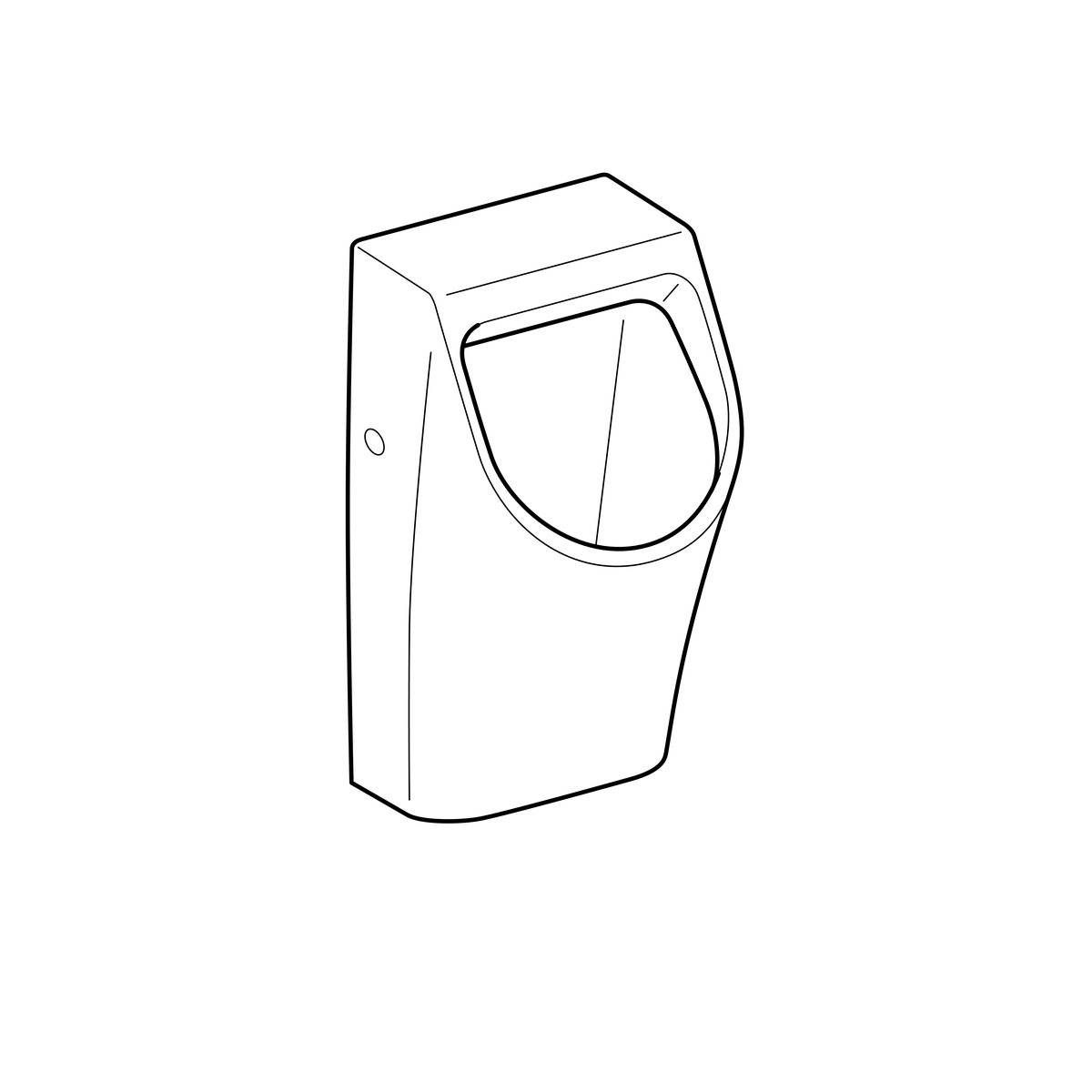 Geberit 300 urinoir 90 achterinlaat S8602500000G wit