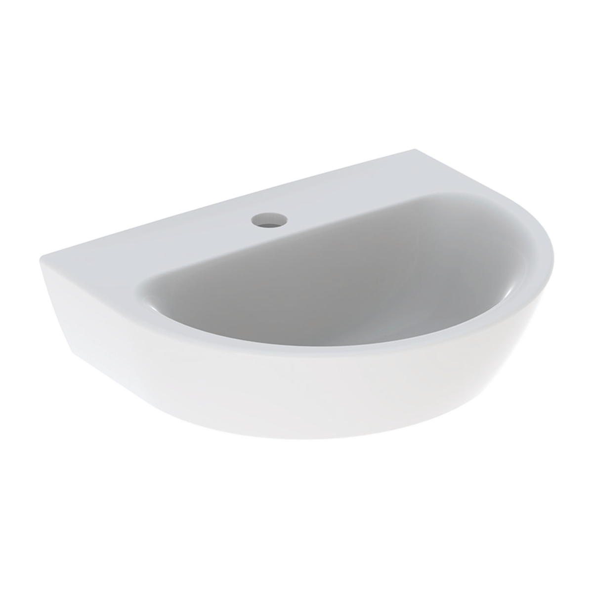 Geberit Renova fontein 45x36cm m.krgt. z.overl. 500.494.01.1 Wit