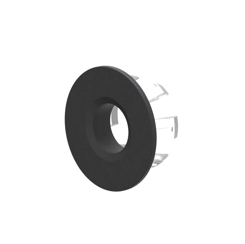 IVY Toebehoren Overloopring 6903502 Mat zwart PED