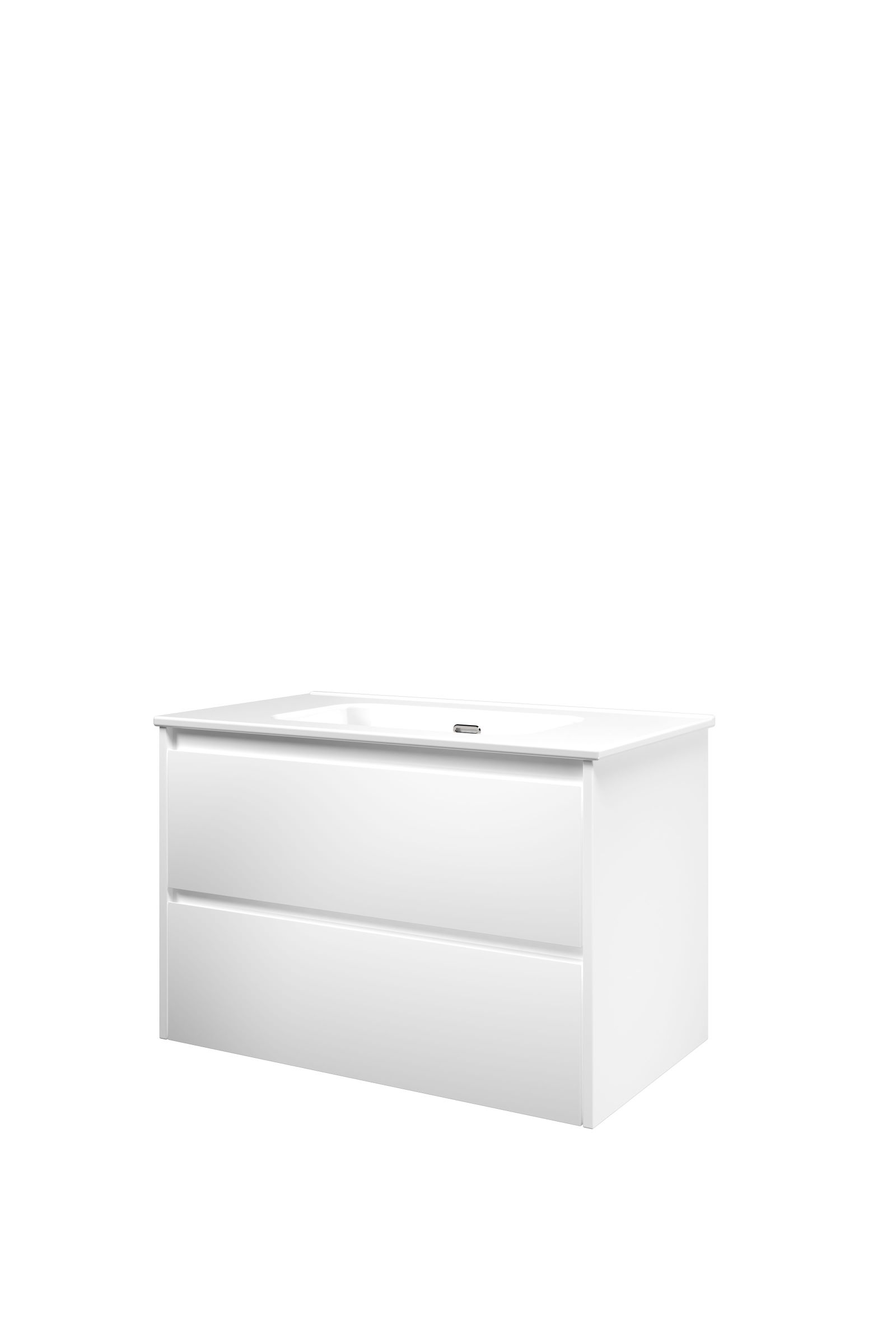 Proline set porselein Elegant wast. z. krgt. en onderk. sym. 1815125 Mat wit/Glans wit H540xB800xD460