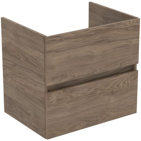 Tiempo wastafelmeubel 80x44 2 laden R0263Y9  Flint Hickory