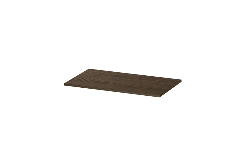 INK Massief eiken Afdekplaat tbv onderkast 1243023 massief eiken charcoal H450xB800xD16