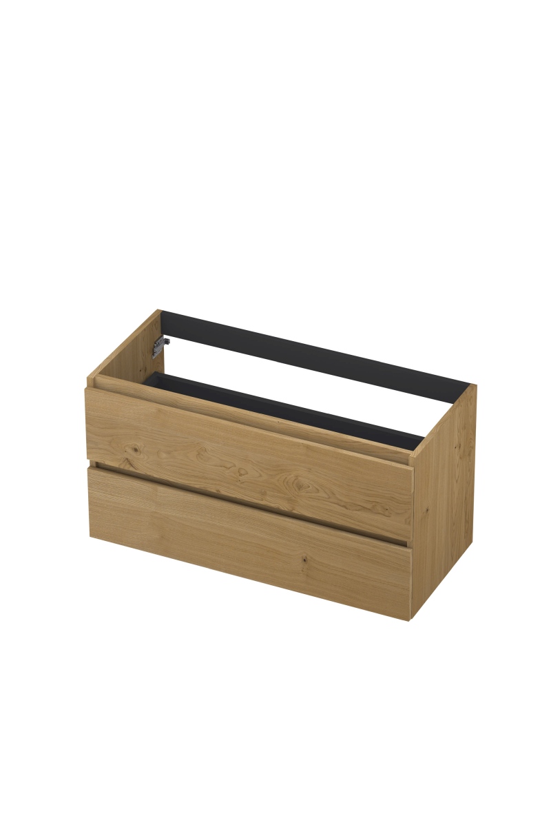 INK Fineer onderkast 2L gr.loos houten keerlijst fineer 1221440 Natur H520xB1000xD450