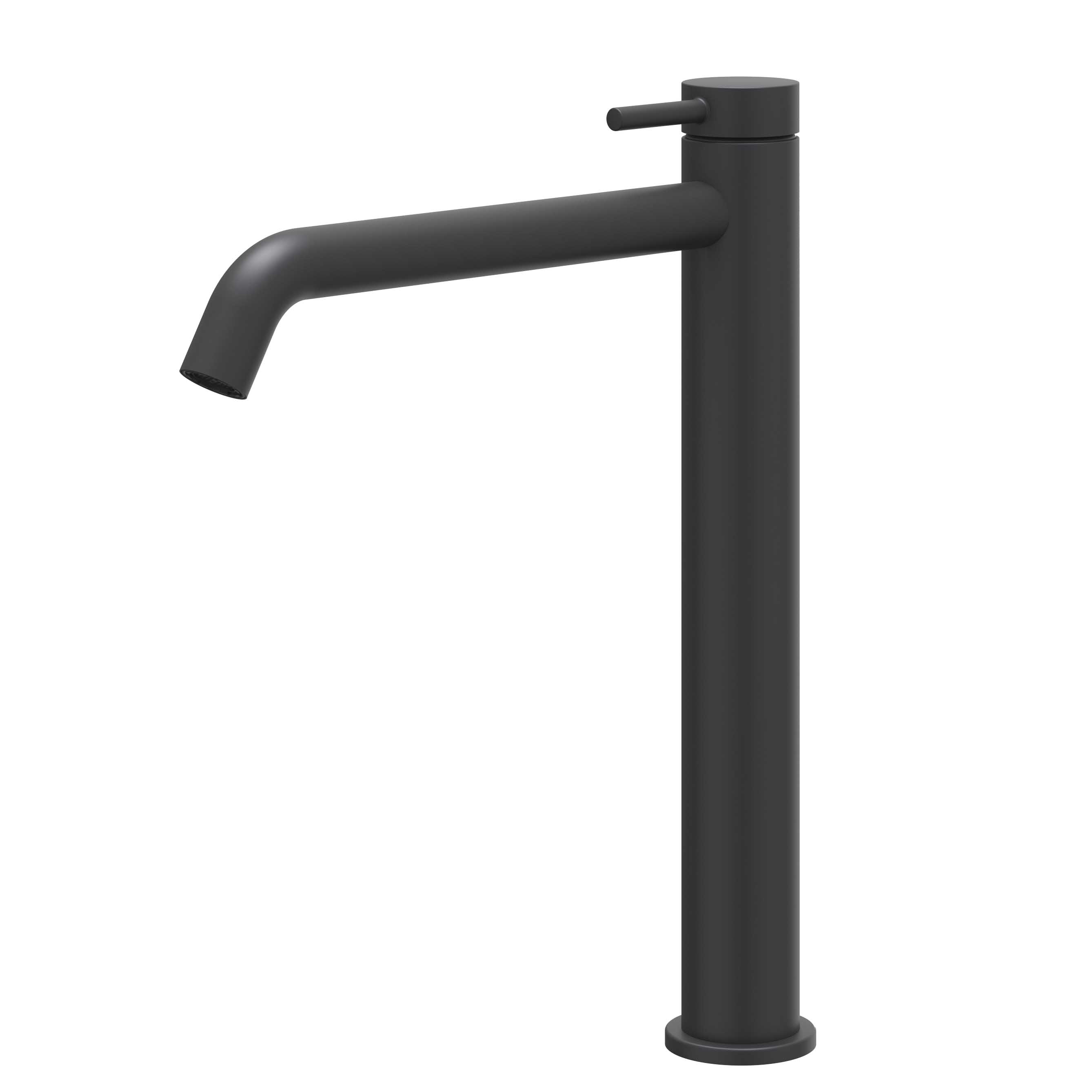 IVY Bond Eenhendel wastafelmengkraan opbouw model L coldstart 6100202 Mat zwart PED