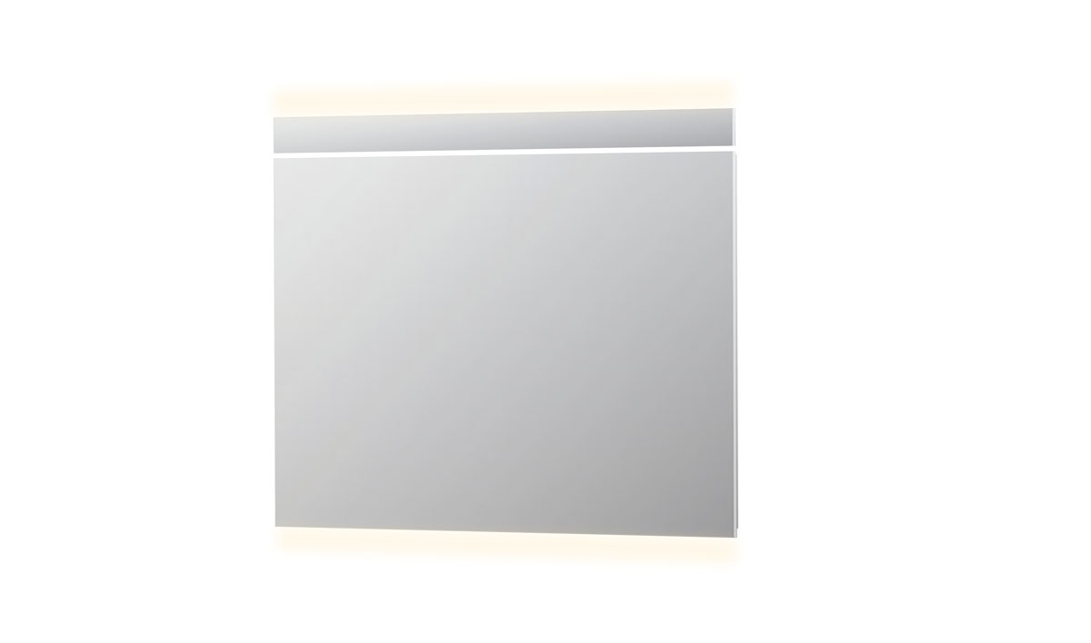 INK SP6 spiegel met horiz. geint. LED verl. en ind. boven en onder verl. en sensorschak. 8408440 Alu H800xB1000xD40