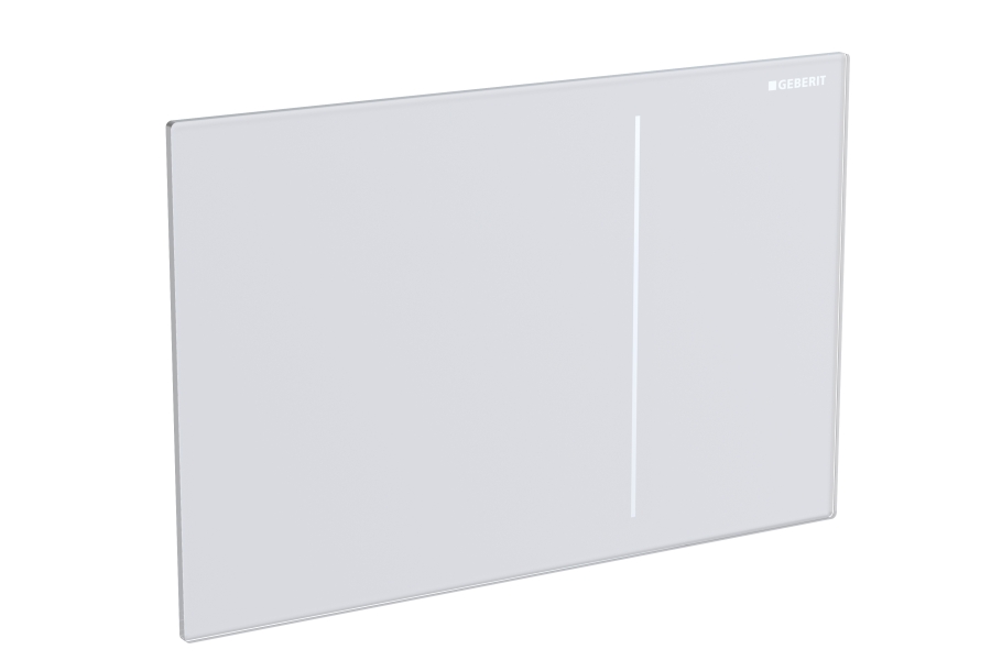Geberit bedieningsplaat Sigma70 res. 12cm 115.620.SI.1 glas wit