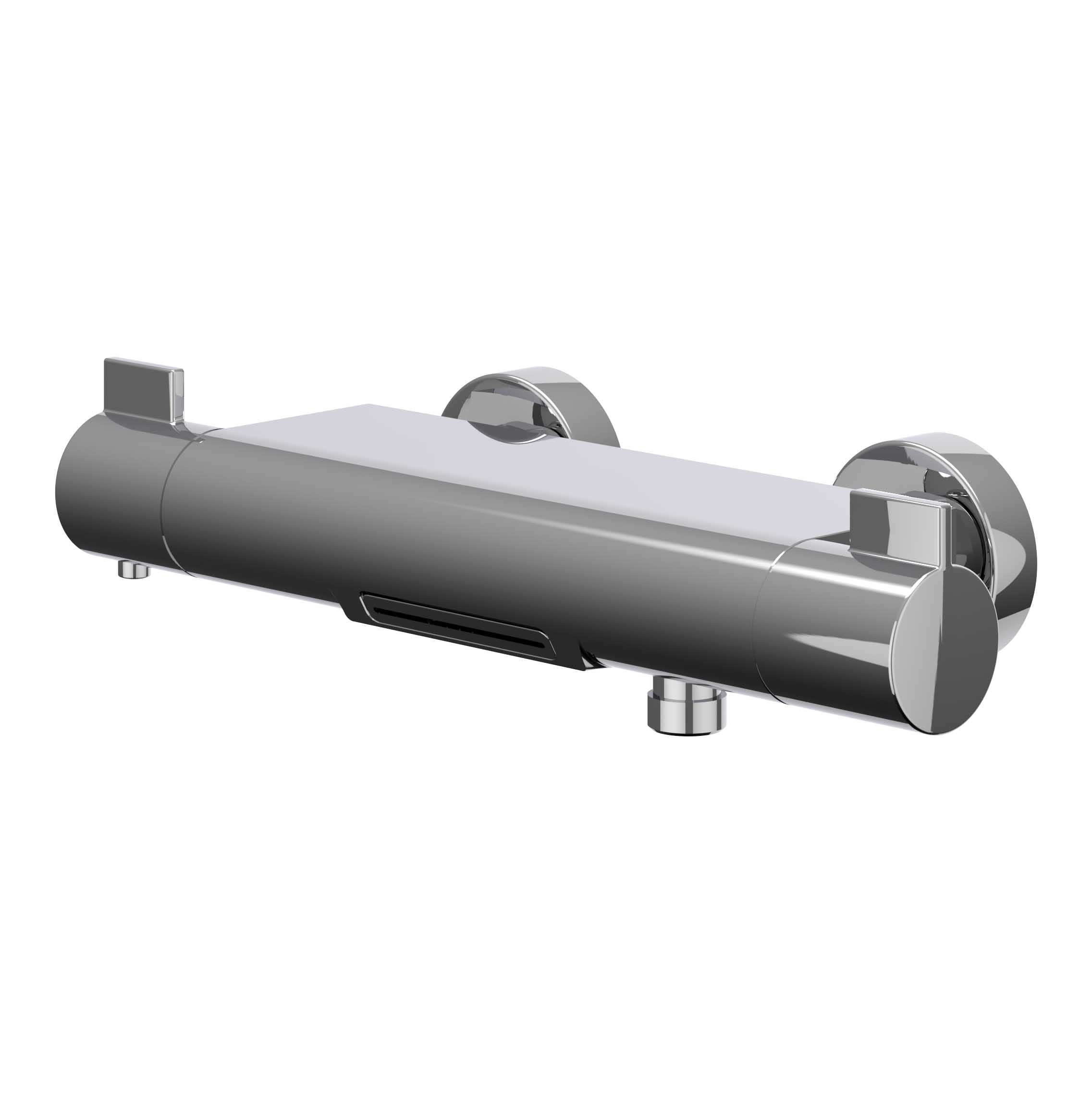 IVY Pact Badthermostaatkraan opbouw cooltouch met cascade uitloop 6302051 Chroom