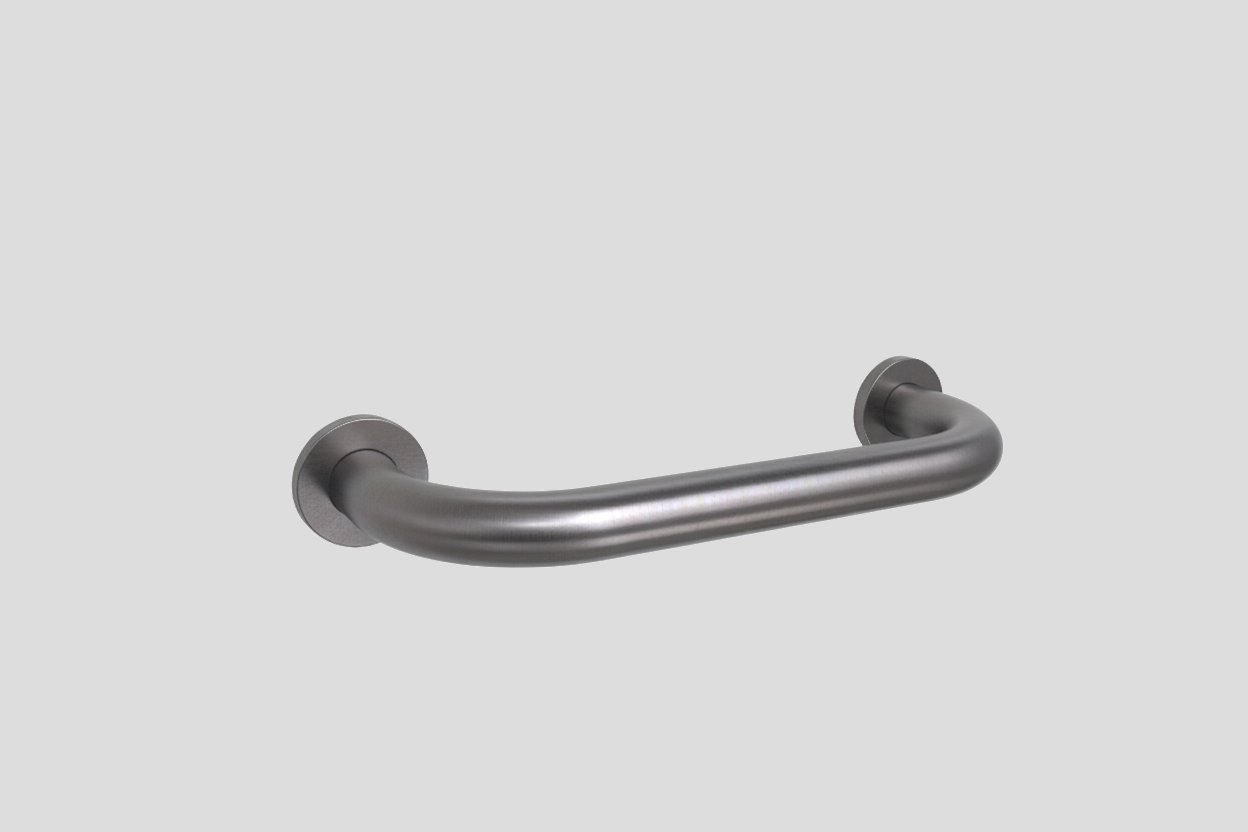 Lagoo Garda badgreep G6113GM Brushed Gun Metal PVD