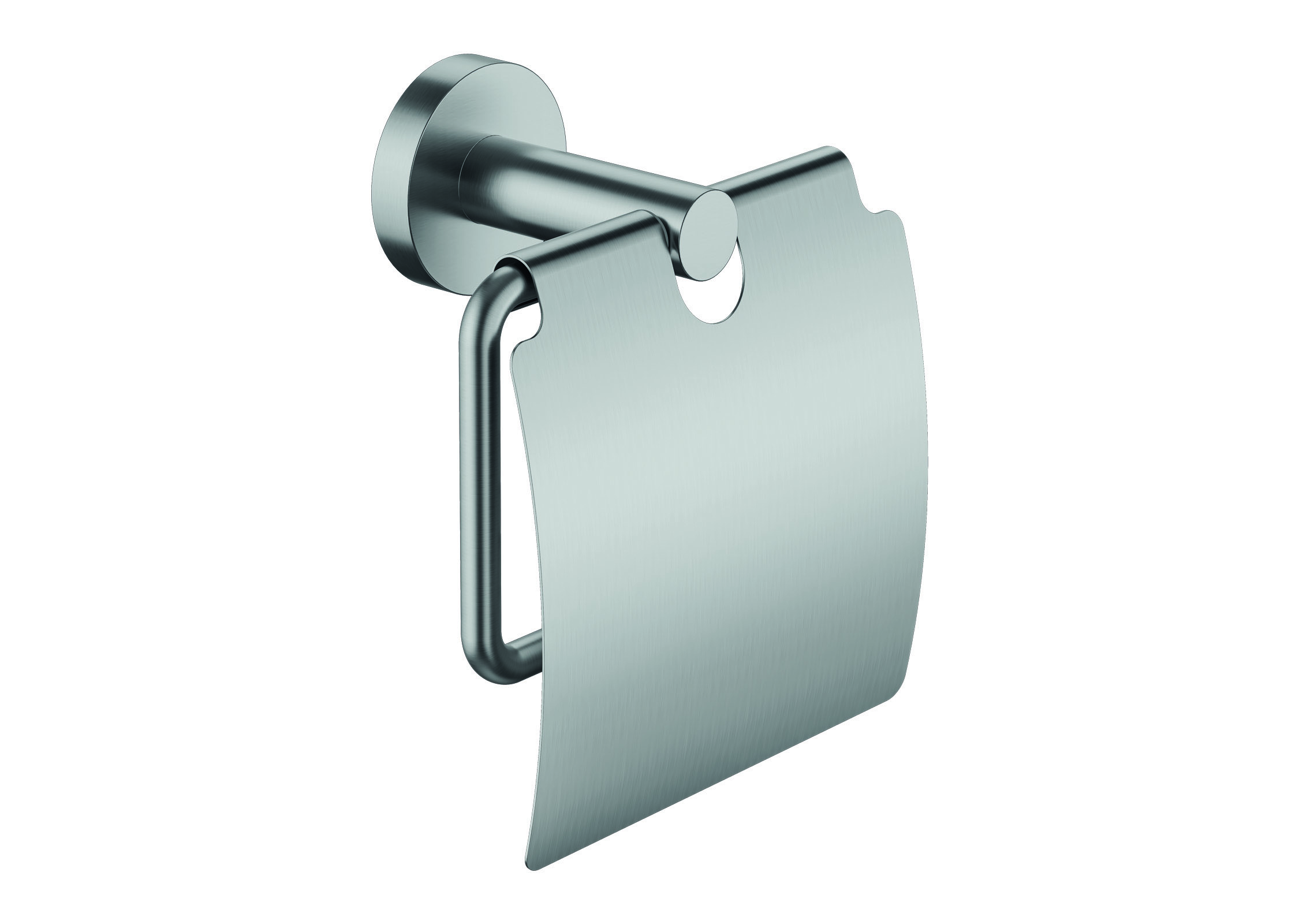 Luca toiletrolhouder met klep LA922BN Geborsteld nikkel