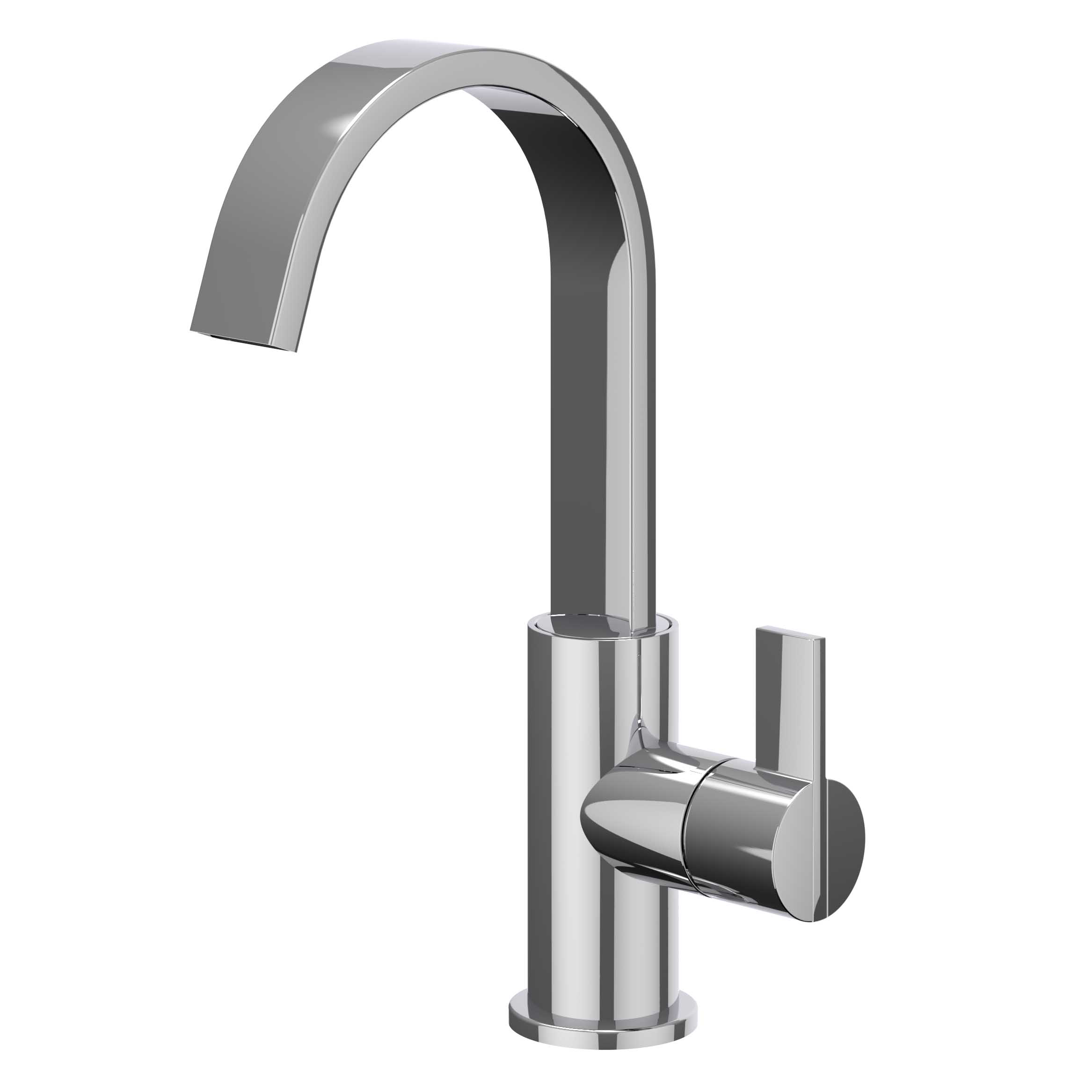 IVY Pact Wastafelmengkraan opbouw met draaibare cascade uitloop 6101251 Chroom