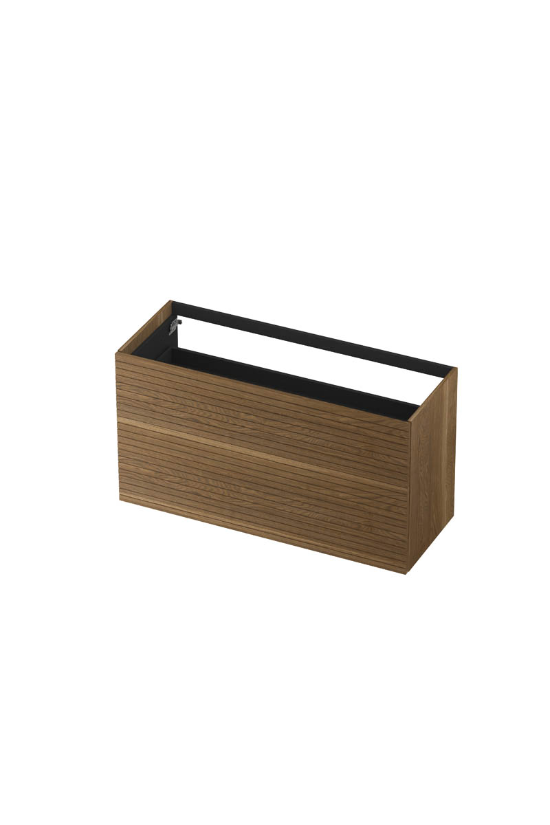 INK onderk. 2 la push to open horizontaal gefreesd H650xB1200xD450 Massief eiken aqua / 1259230
