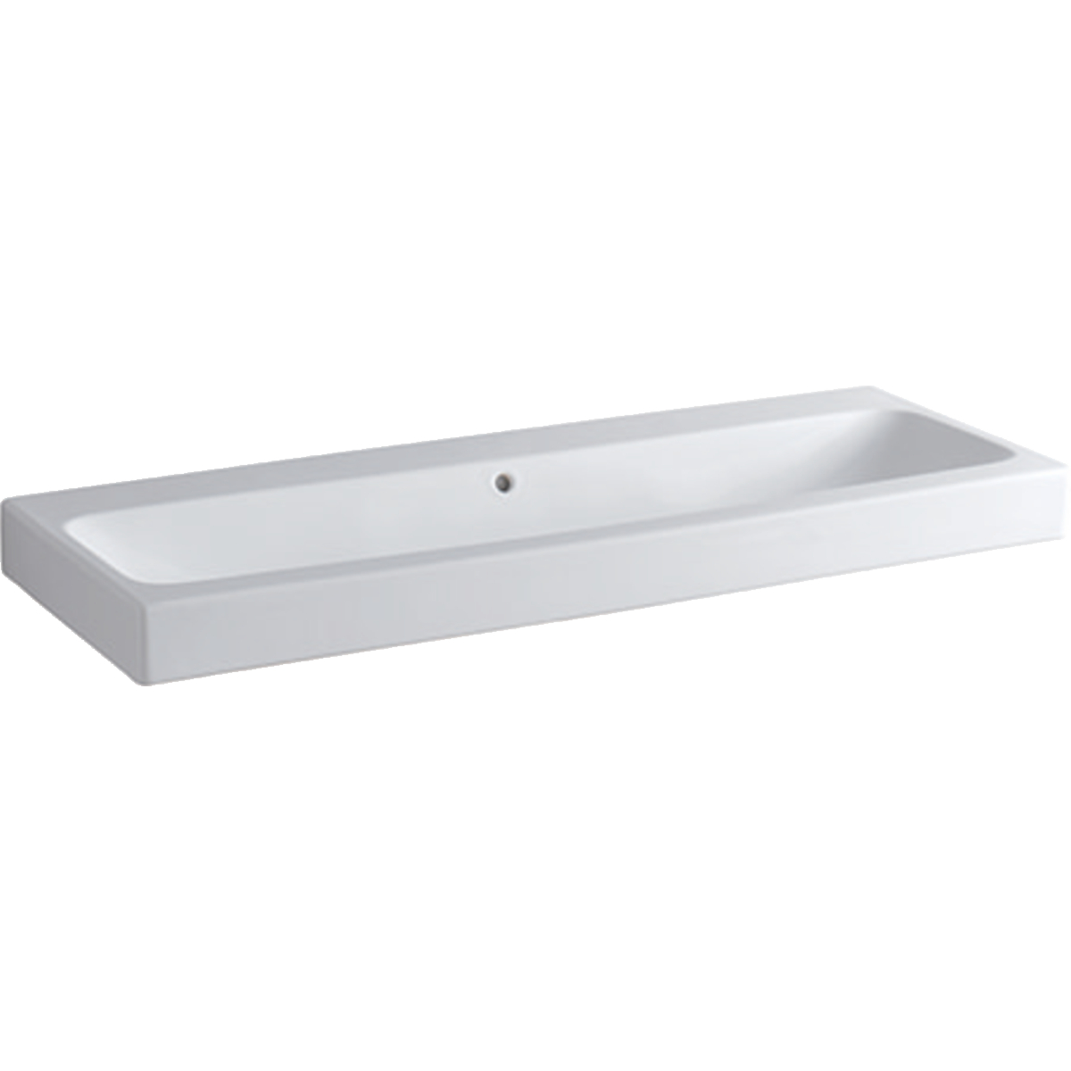 Geberit iCon wastafel 120x48.5cm z.krgt. m.overl. 124025000 wit