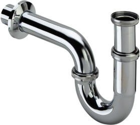 Viega chroom buissifon m/muurbuis m/rozet 11/4 (5611)  305611