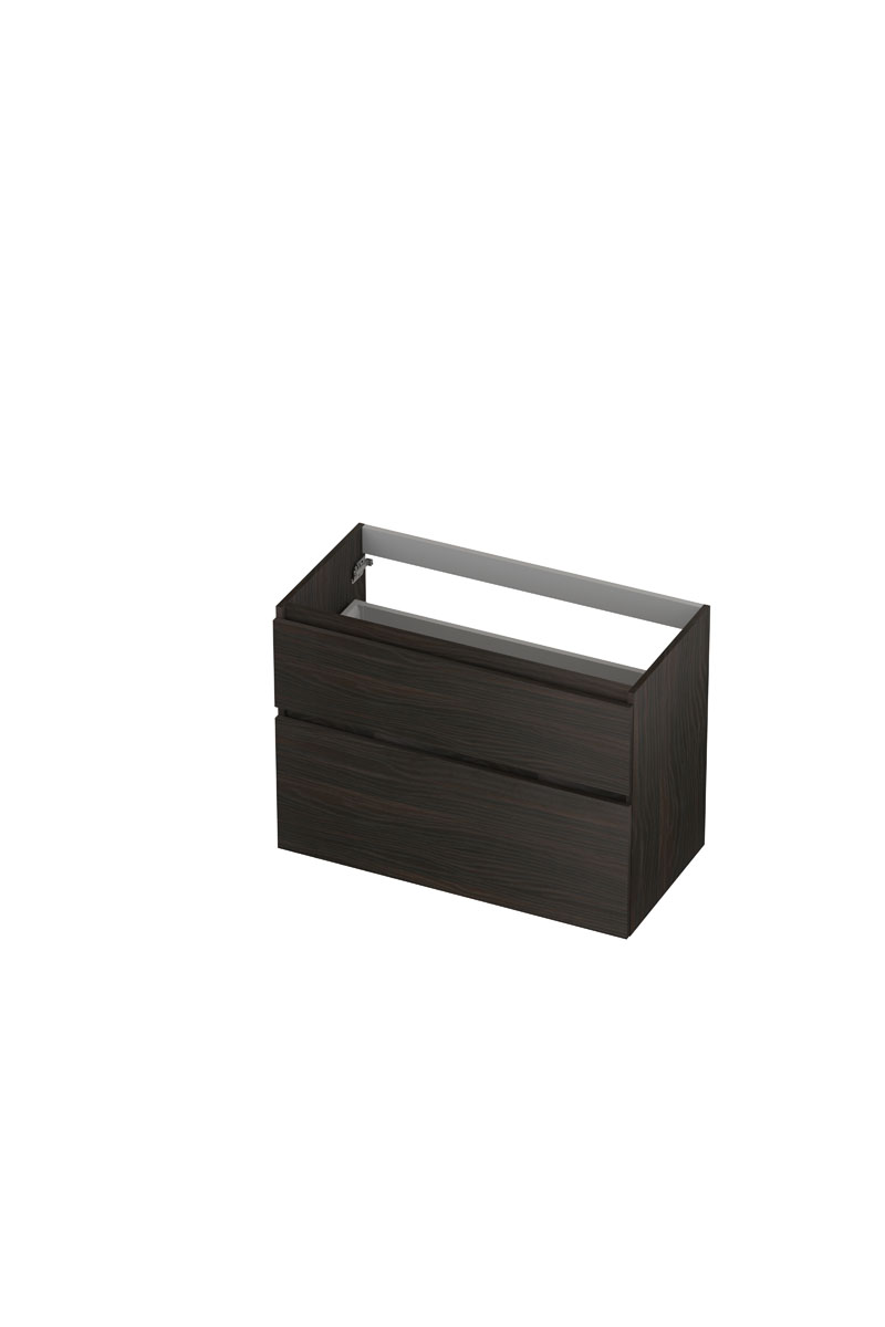 INK onderk. 2 la GL hout decor m. houten keerlijst a-symm. B900xD450xH650 Intens eiken / 1257935