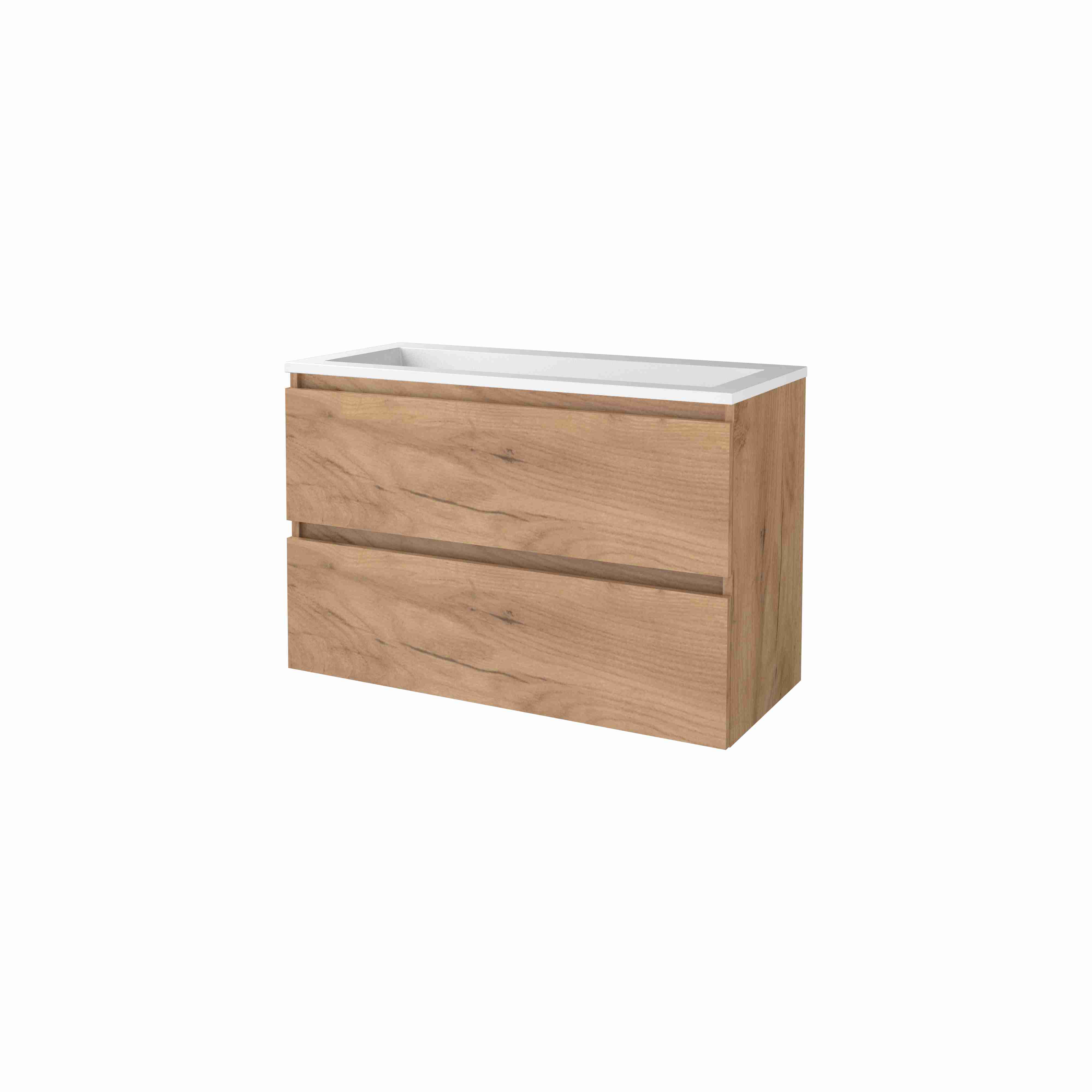 Basic Start 46 set 100x46cm greepl. 2 la Acryl wast. 0 krgt. S46GL100A0WO Whisky Oak