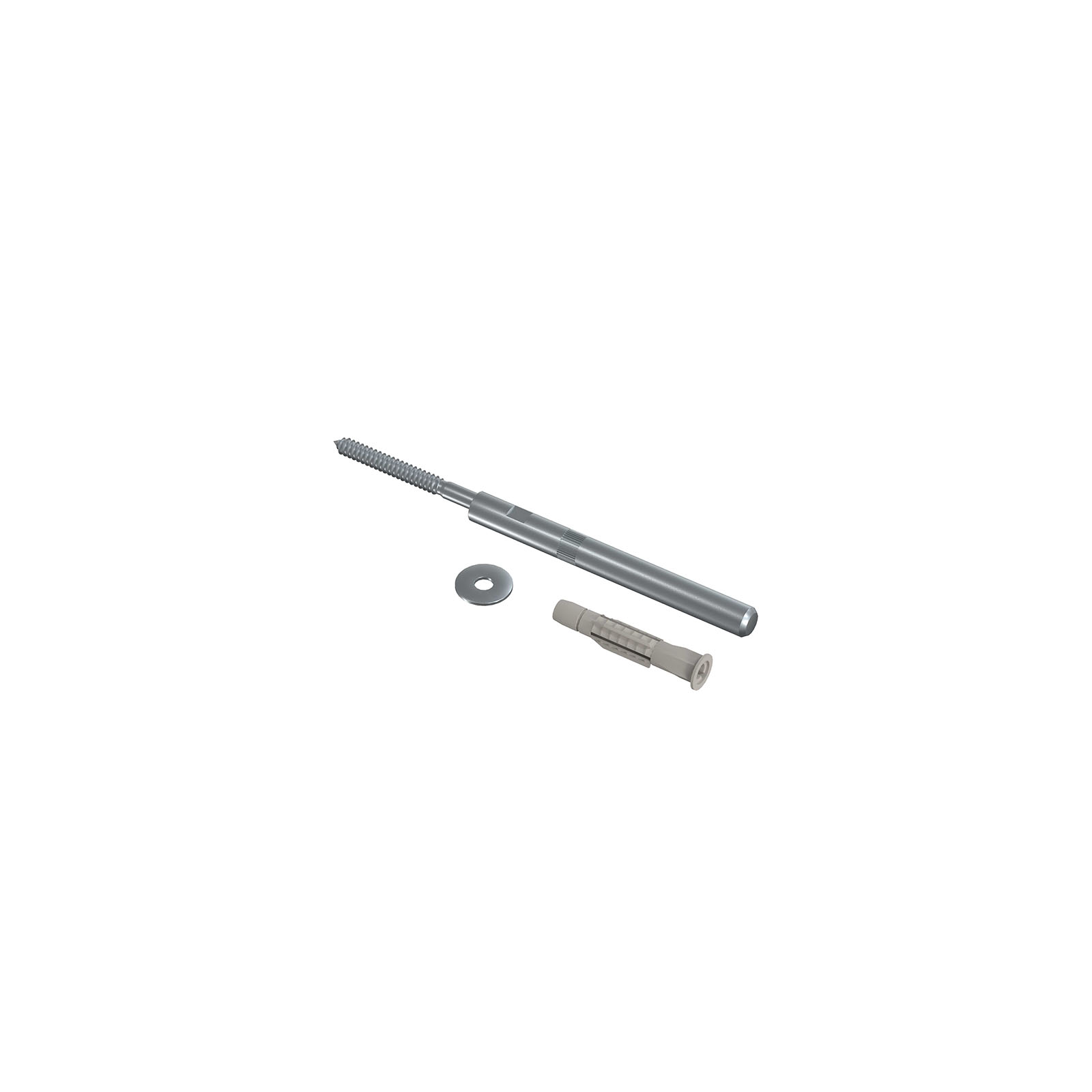 INK Blinde bevest.set tbv breedte 30-60cm en diepte 20cm 1258708 Staal