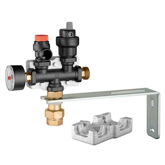 Caleffi expansievatconsole voorgemonteerd 3/4 3bar 305503