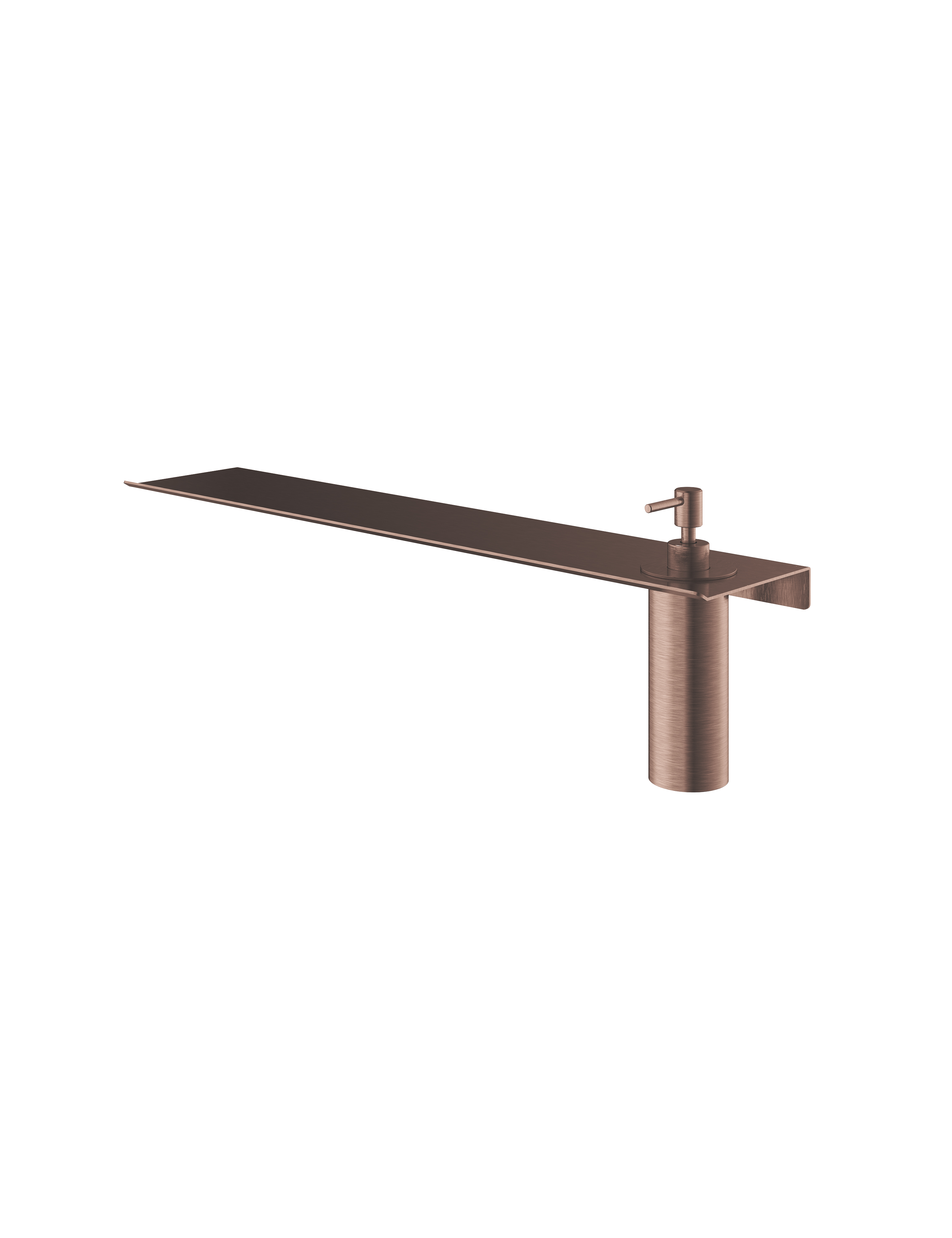 Hotbath More zeepdispenser voor planchet serie SHA10BCP Geborsteld koper PVD