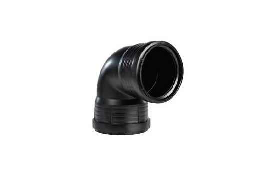 PP Master bocht 40 90gr mof/mof zwart 3496102536