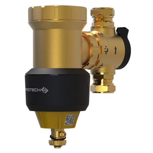 Spirotech SpiroTrap HPF warmtepompfilter 28 mm knel UE028XJF