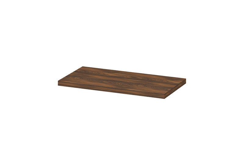 INK Topdeck Afdekplaat t.b.v. onderkast hout decor 35mm dik 1258352 Noten H35xB900xD450