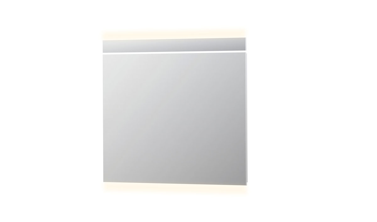 INK SP6 spiegel met horiz. geint. LED verl. en ind. boven en onder verl. en sensorschak. 8408430 Alu H800xB900xD40