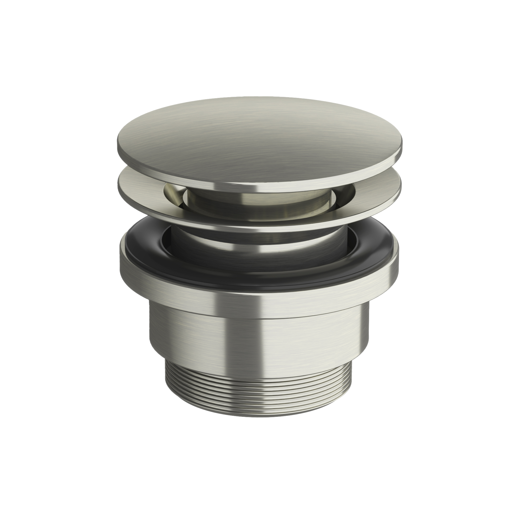 Hotbath Archie always open plug met schroef rond AR708IX RVS 316