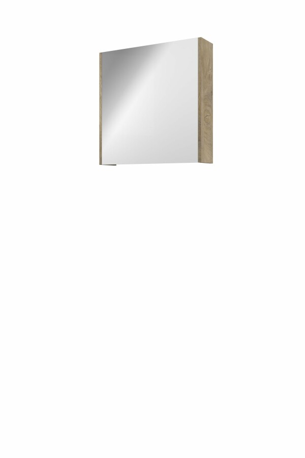Proline spiegelkast Xcellent met dubbel gespiegelde deur 1 deur 1808801 Raw oak H600xB600xD140