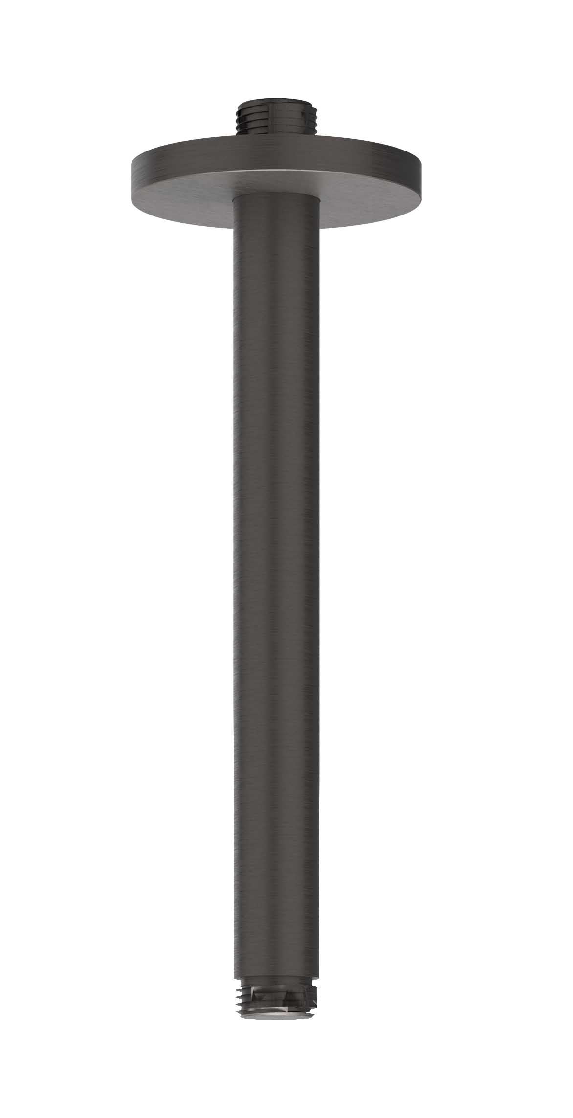 IVY Toebehoren Plafondbuis 20cm 1/2 6901614 RVS316 gebr. carbon black PVD