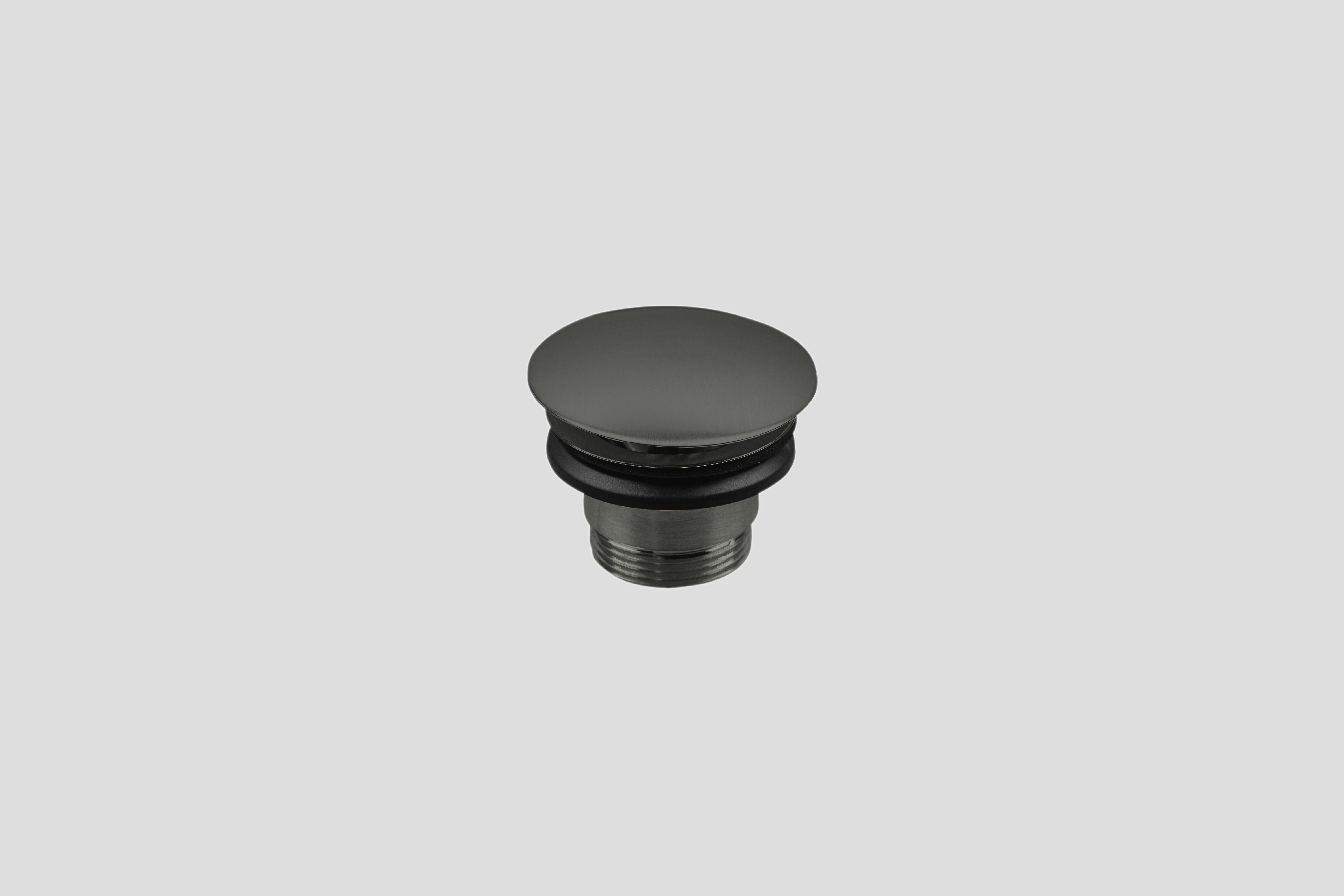Lagoo Garda clickplug met schroef G6117GM Brushed Gun Metal PVD