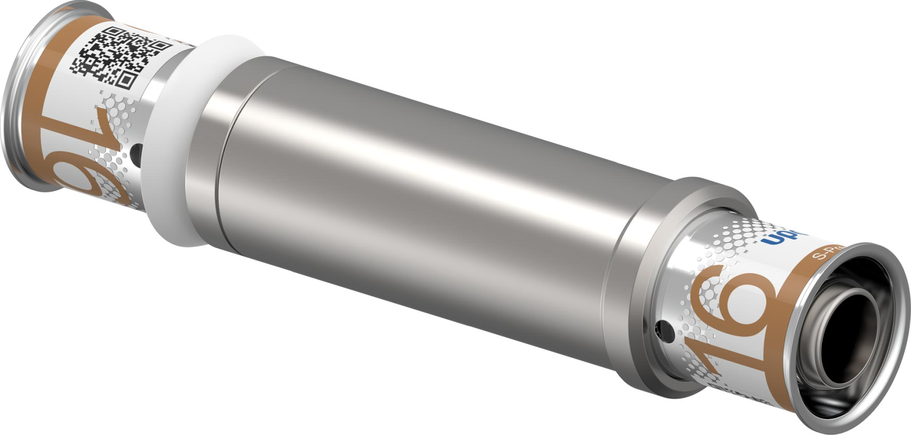Uponor S-Press Plus pers reparatiekoppeling 25mm x 25mm (1118708)