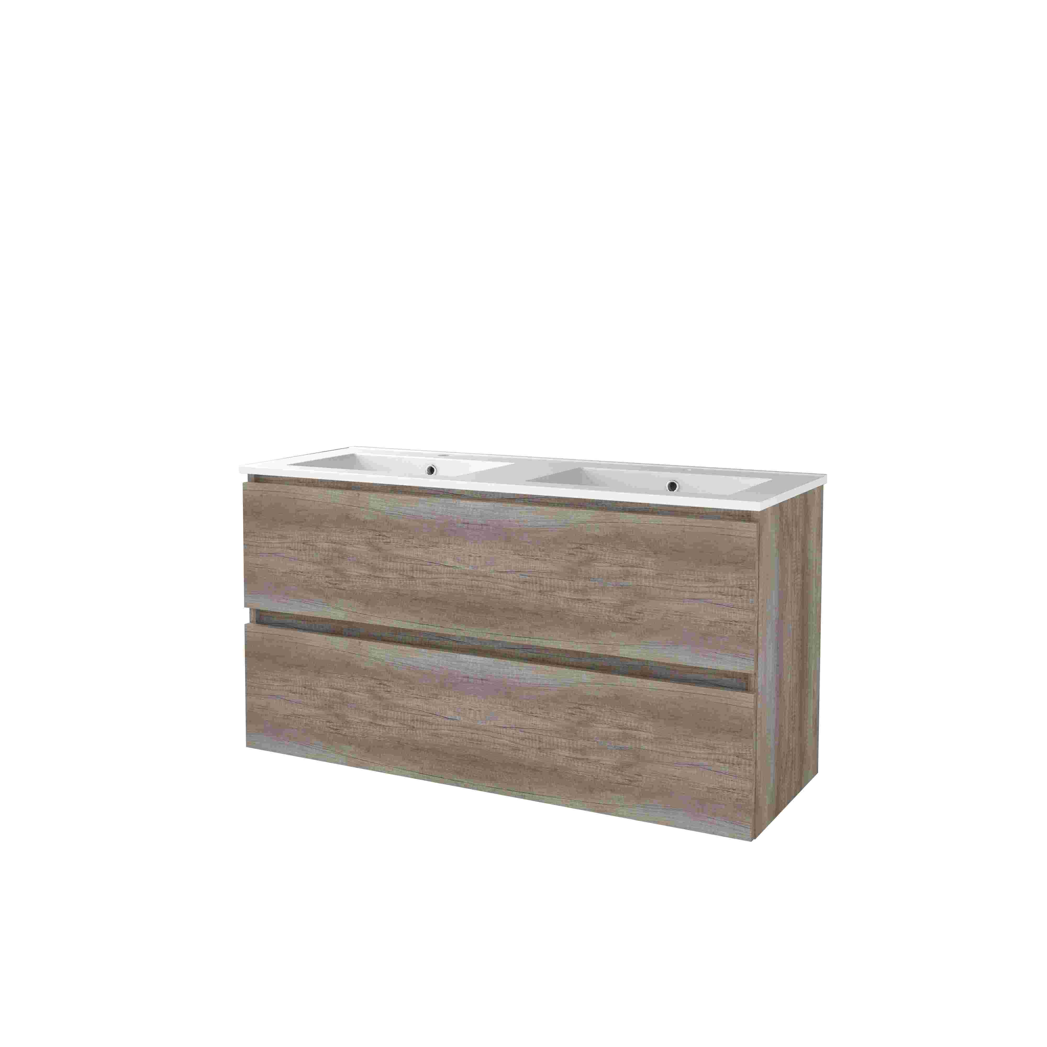 Basic Start 46 set 120x46cm greepl. 2 la keram. wast. 2 krgt S46GL1202PSO Scotch Oak