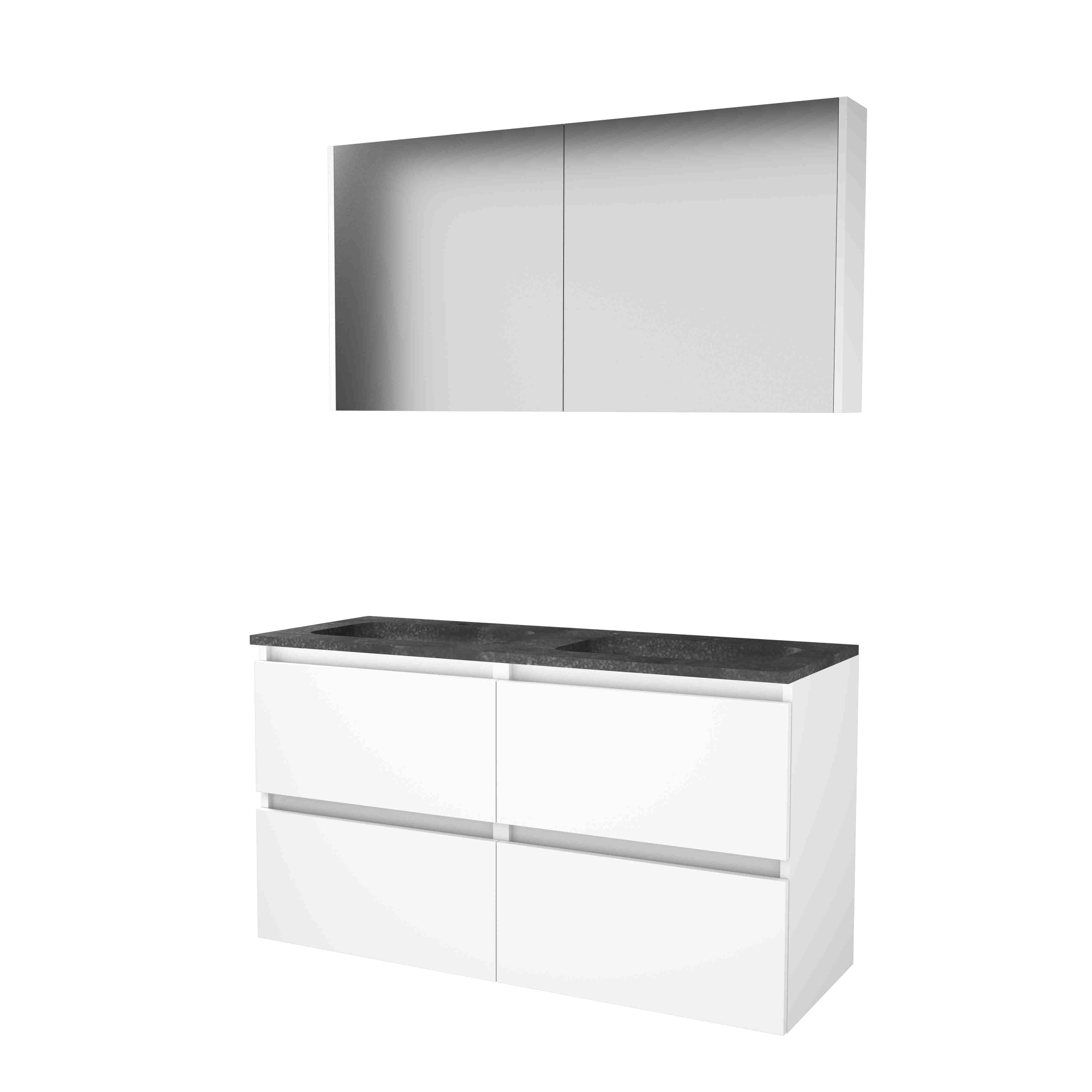 Basic Comfort 46 onderk. GL incl. 4 la + hardst. wast. incl. 2 krgt. incl. sp.kast B1200xD460 Ice White / 1813177