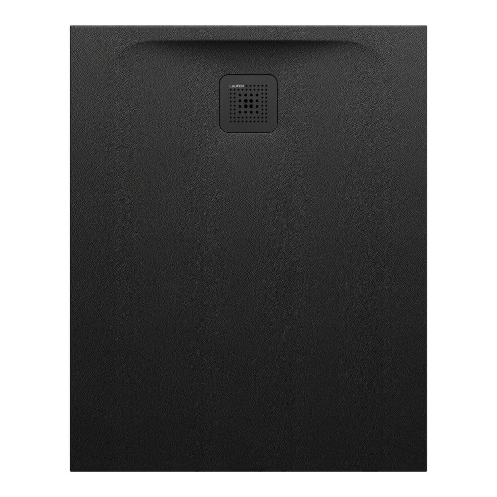Laufen Pro Marbond douchebak 100x80 rechthoekig black matt H2109510800001